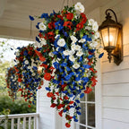 Patriotic Style Hanging Bouquet Ornament for USA 250th Anniversary Festival Decor