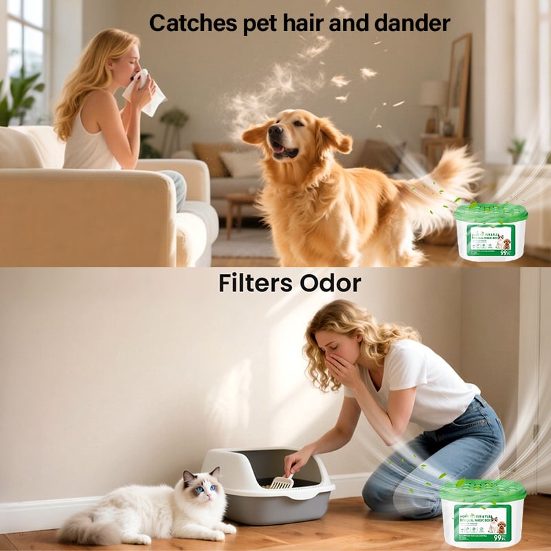 Home Pet Fur and Odor Removal Box