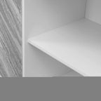 Cabinet with 2-Doors and 3-Open Shelves