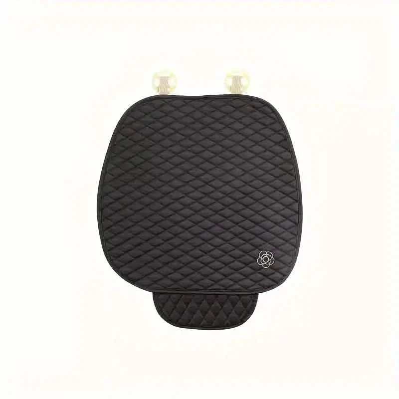 Camellia Flower Breathable Skidproof And Durable Car Seat Cushion