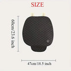 Camellia Flower Breathable Skidproof And Durable Car Seat Cushion