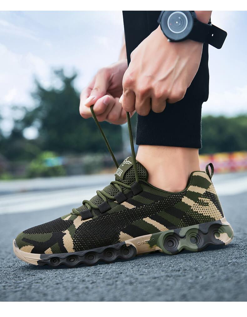 Lightweight Breathable Camo Sneakers