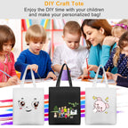 Canvas Tote Bag DIY Craft Eco Tote 100% Cotton Washable Reusable