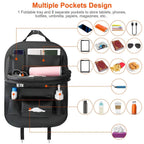 Car Back Seat Organizer with Foldable Table Tray 8 Pockets