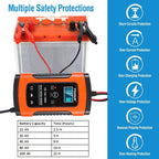 Car Battery Charger 12V 5A Recover Pulse Repair