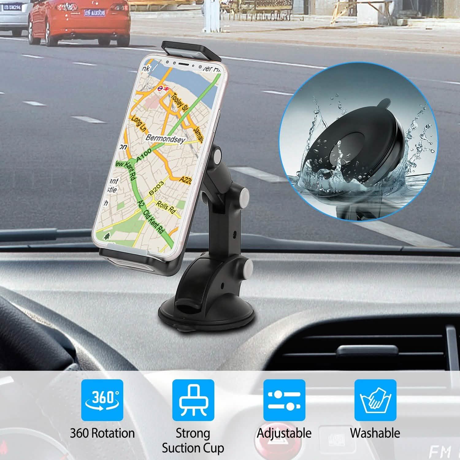 Car Phone Holder Mount Dashboard Tablet Stand Holder