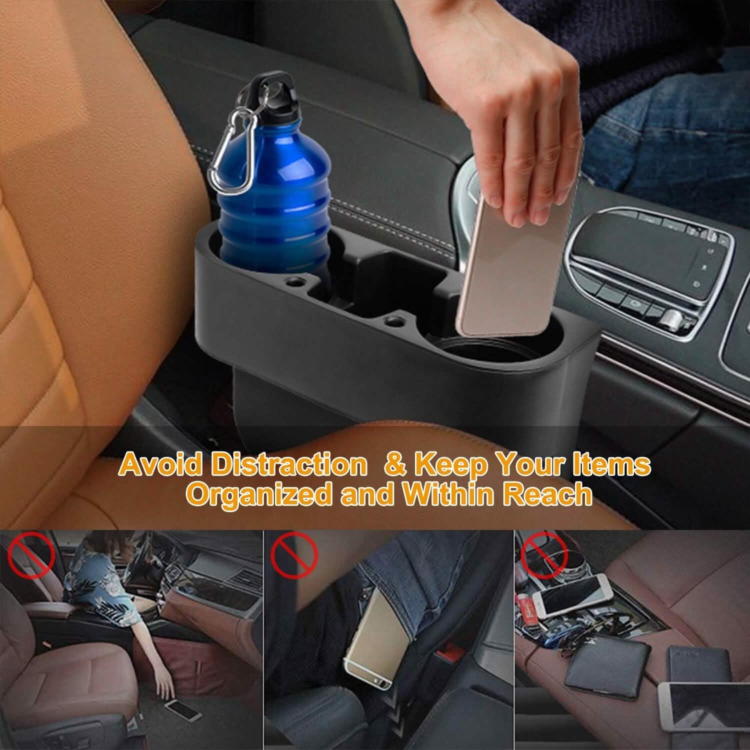 Car Seam Cup Holder Seat Gap Wedge