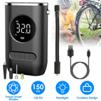 Car Tire Inflator Pump Portable 150 PSI with LED Light