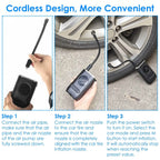 Car Tire Inflator Pump Portable 150 PSI with LED Light