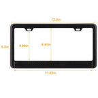Carbon Fiber Black License Plate