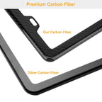 Carbon Fiber Black License Plate