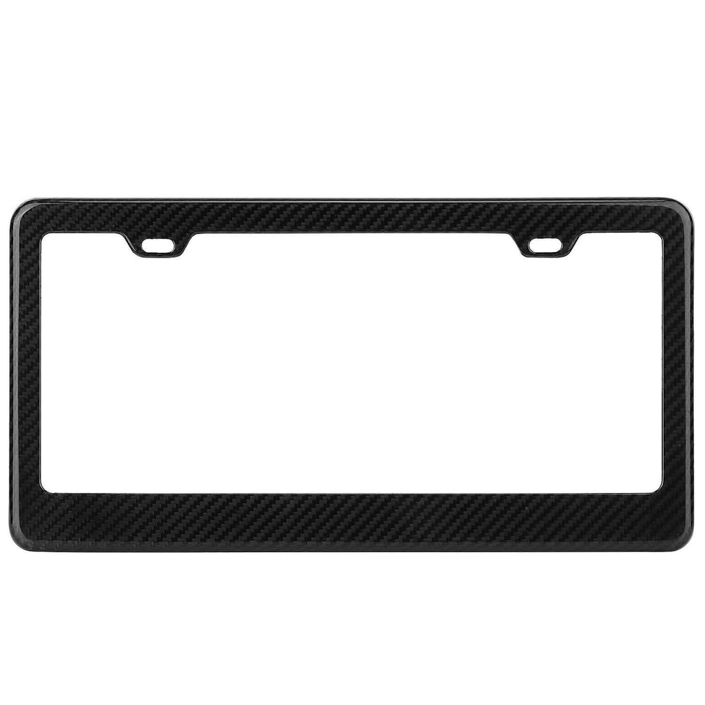 Carbon Fiber Black License Plate