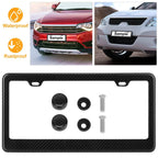 Carbon Fiber Black License Plate