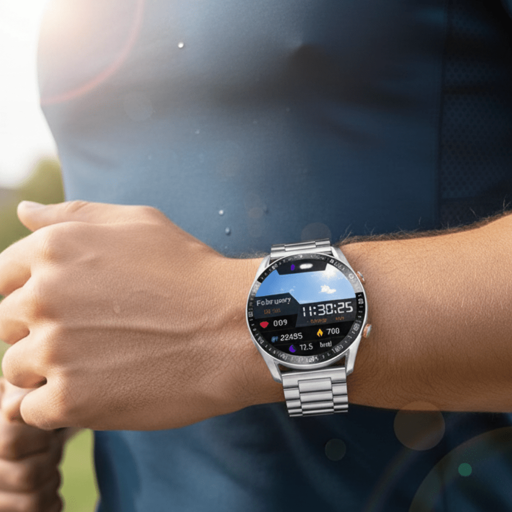 CARDIOTRON – Men's ECG & PPG Smartwatch with Phone Calls