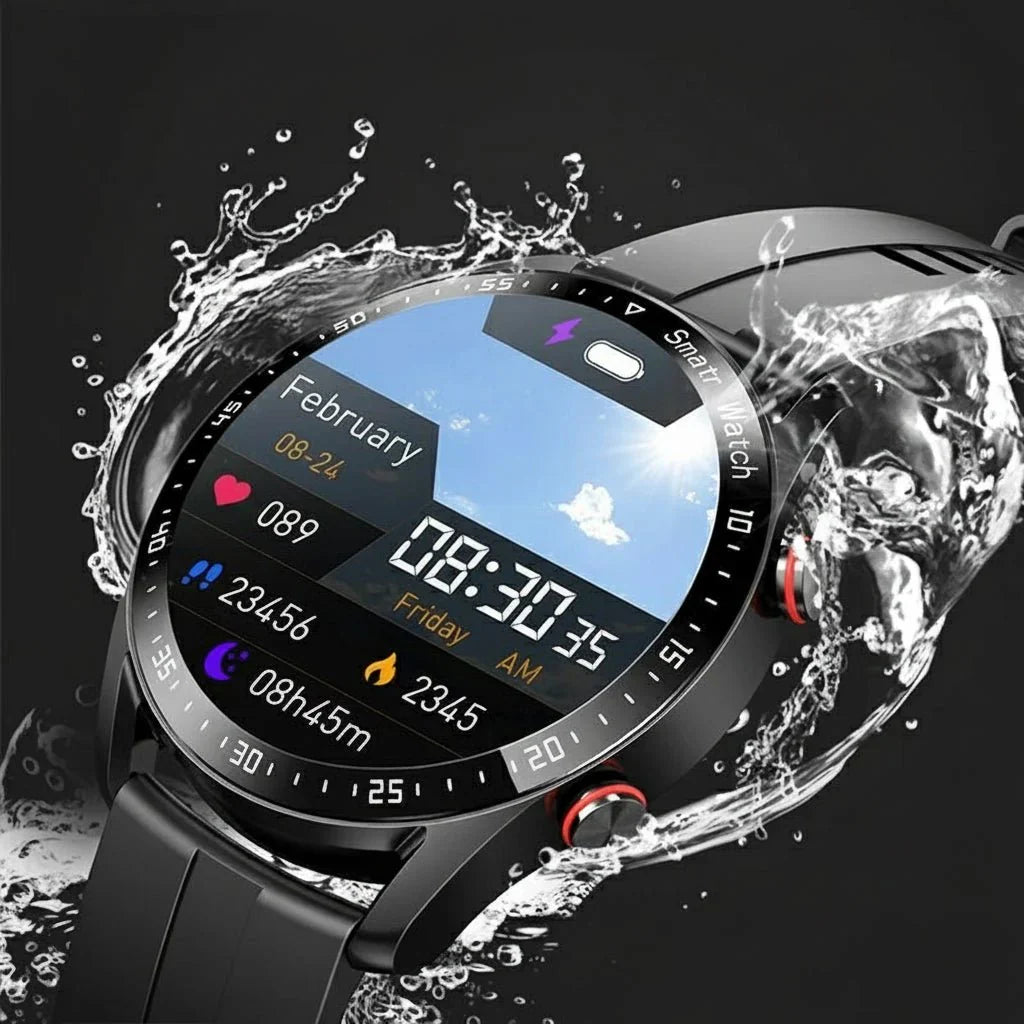 CARDIOTRON – Men's ECG & PPG Smartwatch with Phone Calls