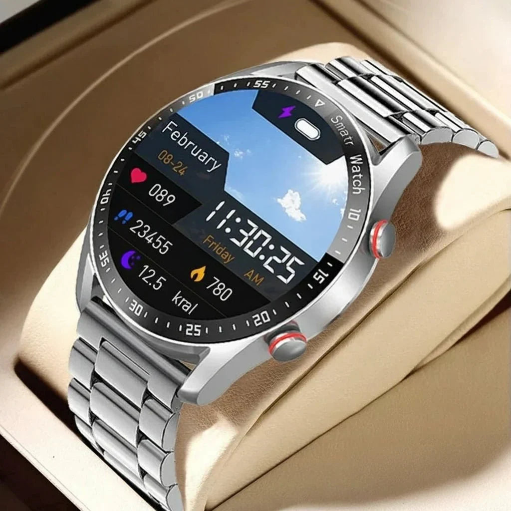 CARDIOTRON – Men's ECG & PPG Smartwatch with Phone Calls