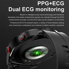 CARDIOTRON – Men's ECG & PPG Smartwatch with Phone Calls