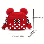 Cartoon Mouse Shaped Mini Coin Purse Shoulder Bag