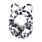 Cat Ear Leopard Faux Fur Earmuff Ear Warmer