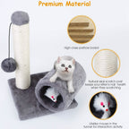Cat Sisal Scratch Post Toy with Tunnel