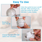 Cat Teaser Ball Automatic Self Rotating Interactive Cat Motion Exercise Toy