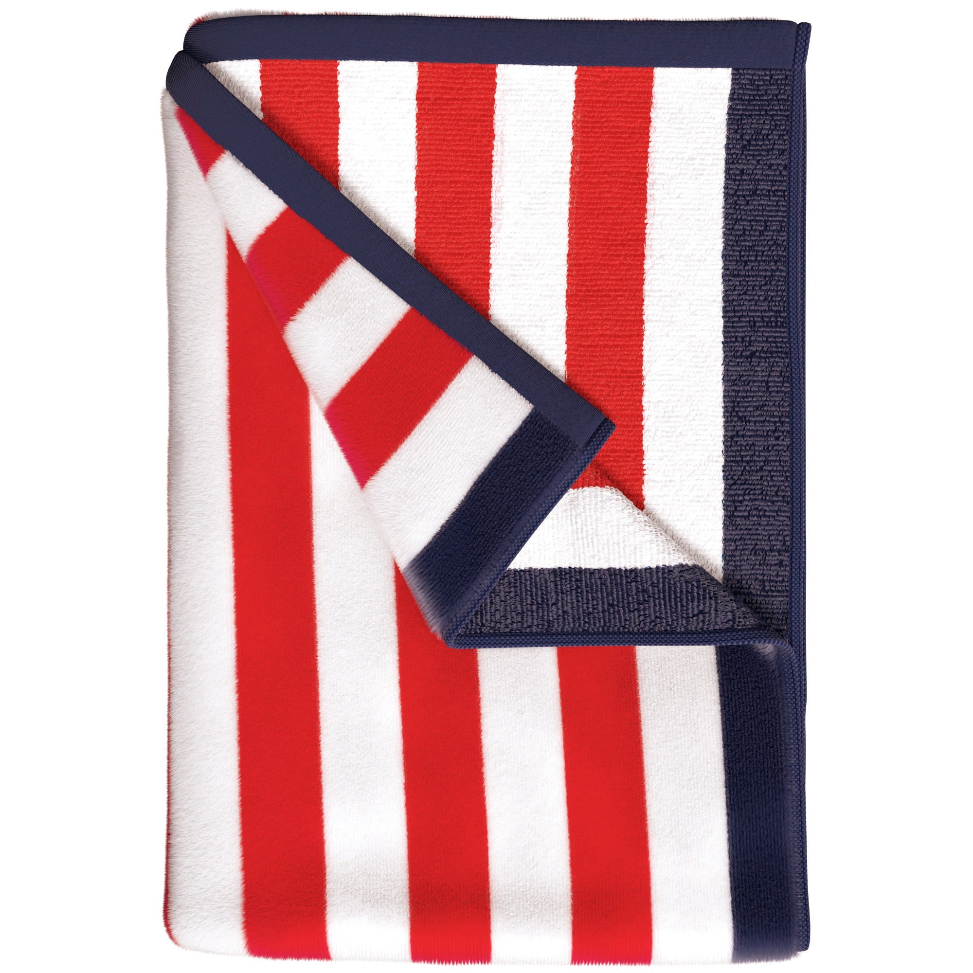 Oversized Striped Border Cabana Beach Towel - Santa Cruz