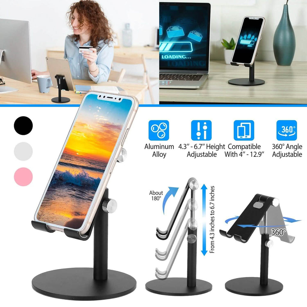 Cellphone Stand Universal No-Slip Aluminum Alloy Thick Case Friendly