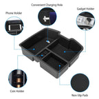 Center Console Storage Box Armrest Organizer