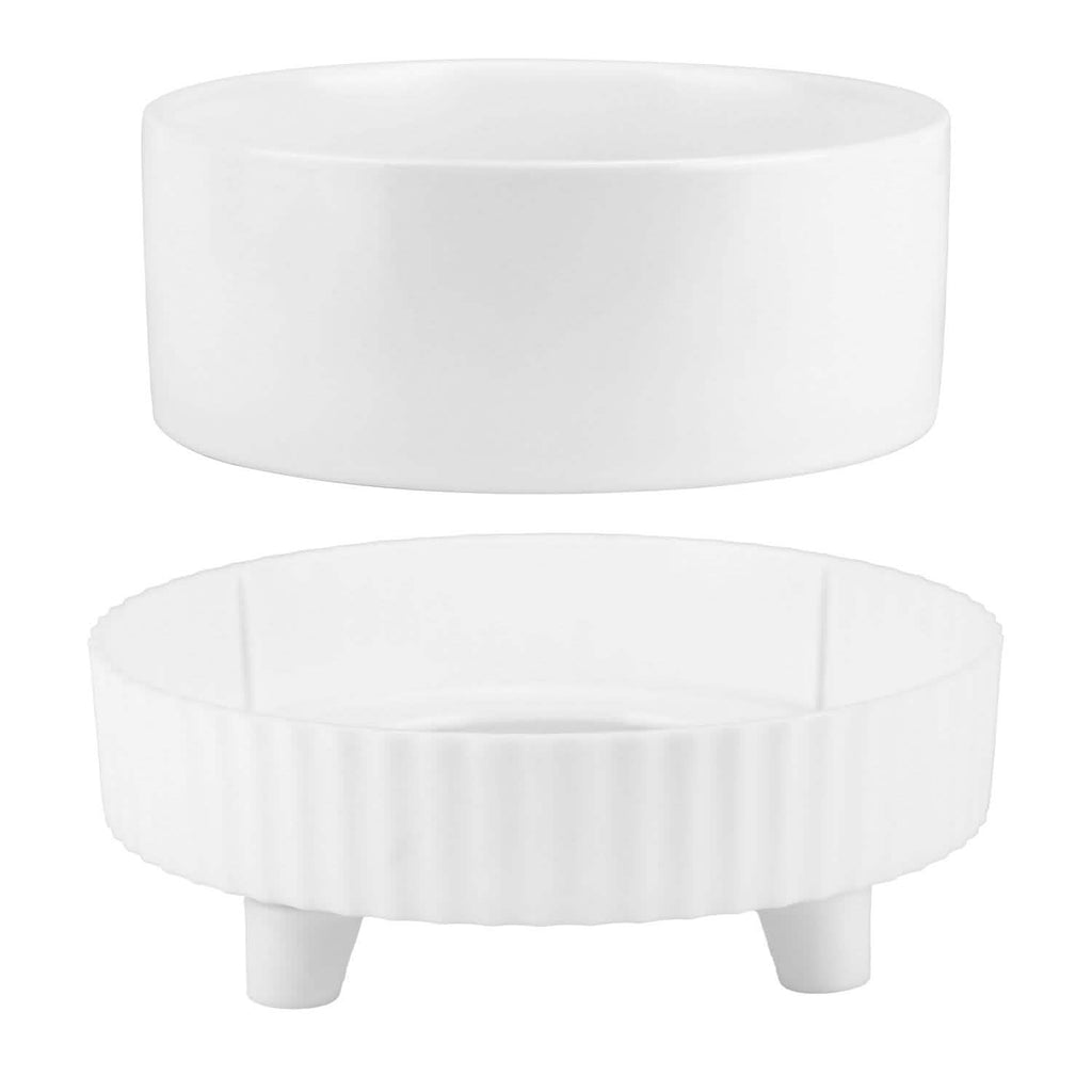 Ceramic Heated Pet Water Bowl Food Warmer