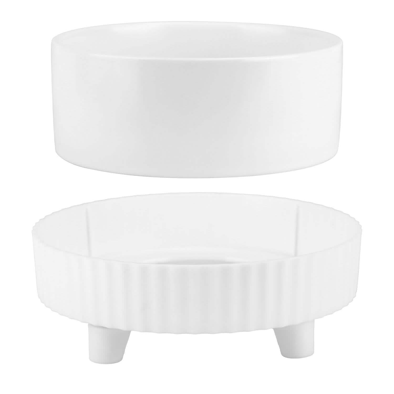 Ceramic Heated Pet Water Bowl Food Warmer