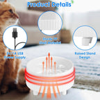 Ceramic Heated Pet Water Bowl Food Warmer