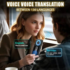 Compact Language Translator – 136 Languages, Two-Way Voice, Portable