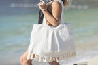 Elya London Beach Queen Bag: 100% Turkish Cotton, Large Beach Tote