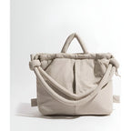 Puffy Quilted Backpack Bag