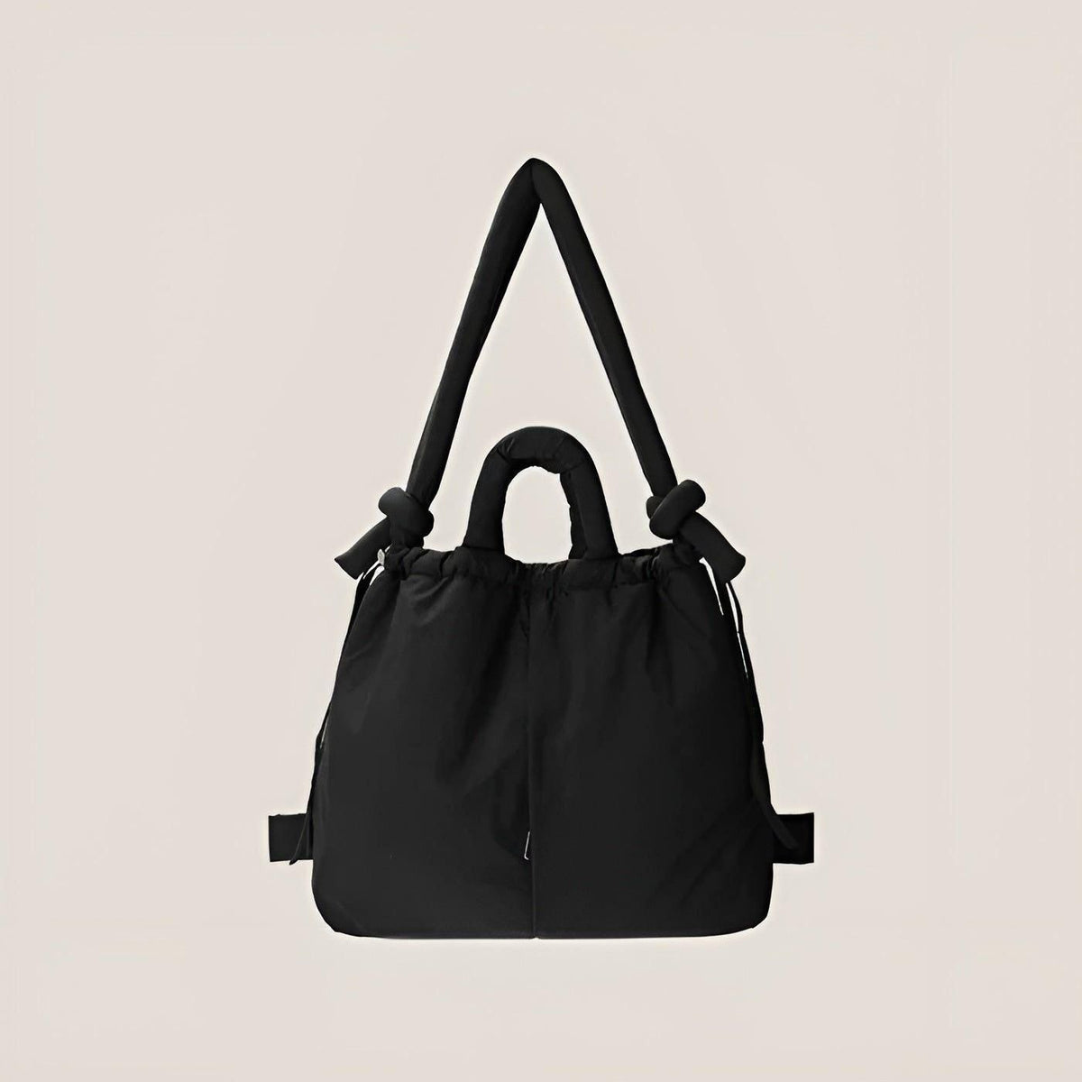 Puffy Quilted Backpack Bag