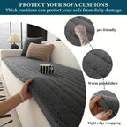 Plush & Thick Sofa Protector Cover
