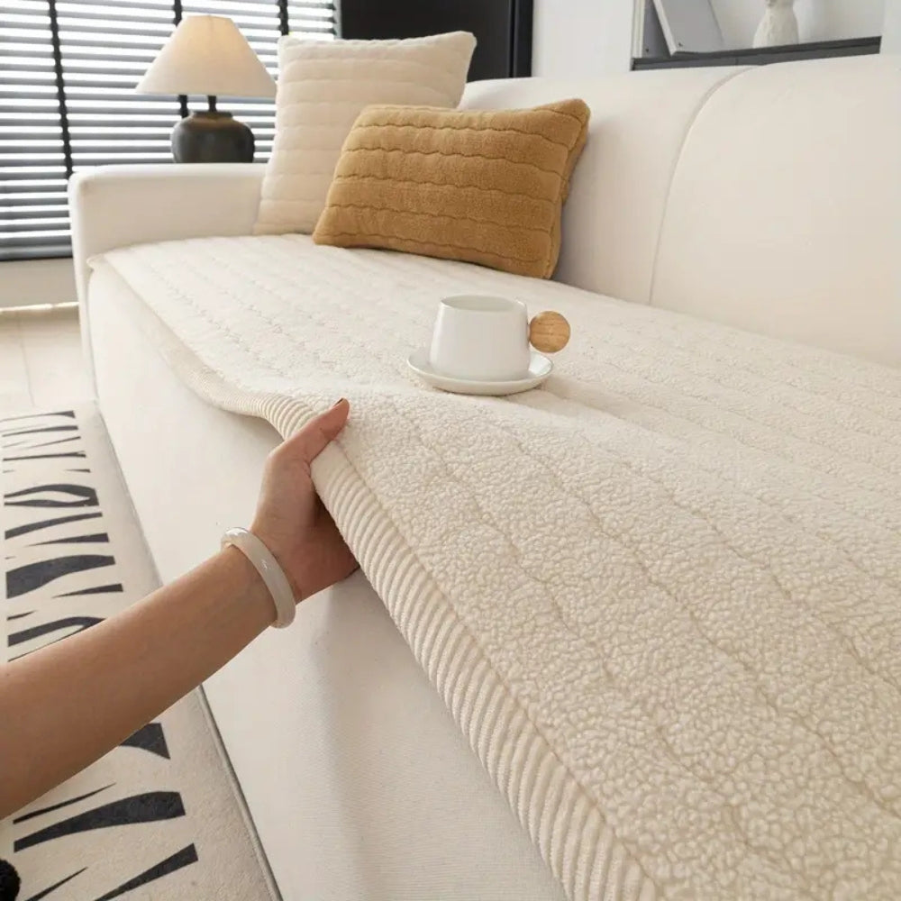 Plush & Thick Sofa Protector Cover