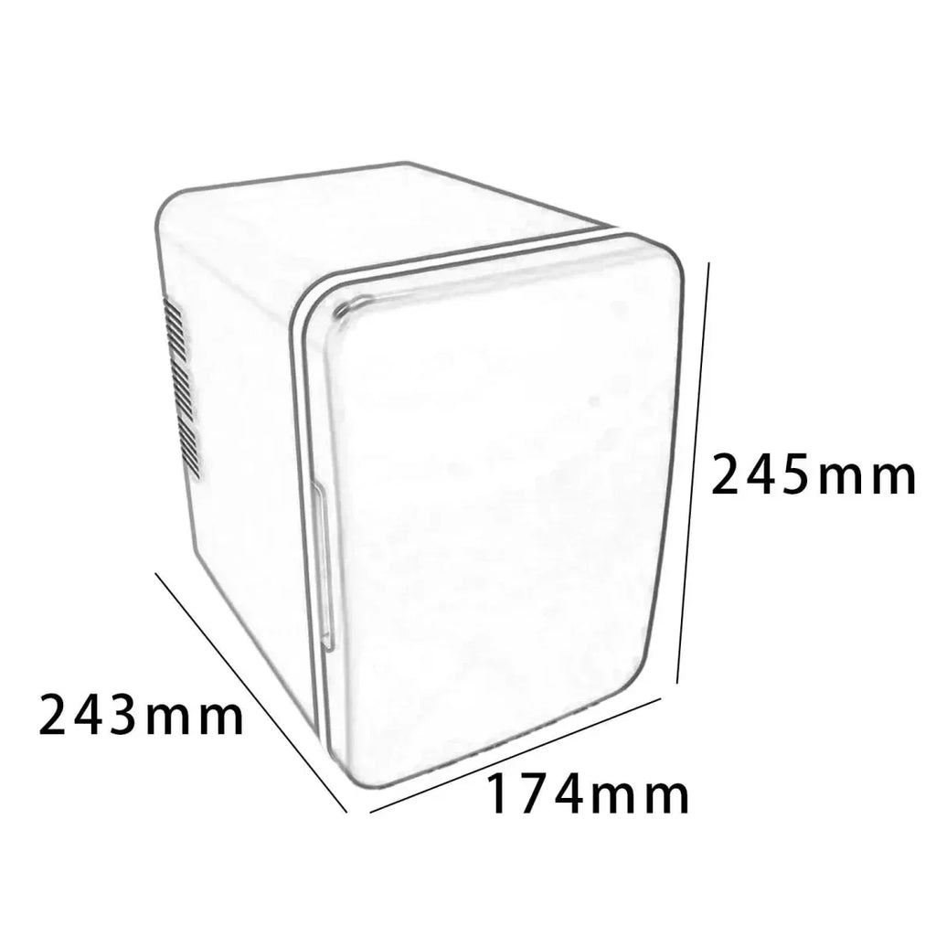CHILLBOX – Mini Fridge for Drinks, Snacks, and Cosmetics