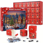 Christmas Countdown Puzzle Surprise Box – 24 Days Filled with Magic & Creativity