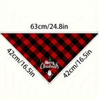 Christmas Pet Triangle Scarf Dog Bandanas