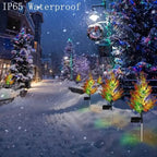 Christmas Solar Lawn Lamp, Garden Solar Light Tree