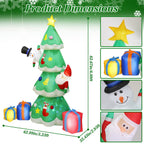 Christmas Tree Inflatable Decoration with LED Light Built-in Air Blower