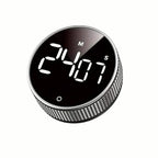 Circular Kitchen Timer - Battery Powered, ABS Material, ≤36V Operating Voltage, 0.01 Accuracy, No Laser Function