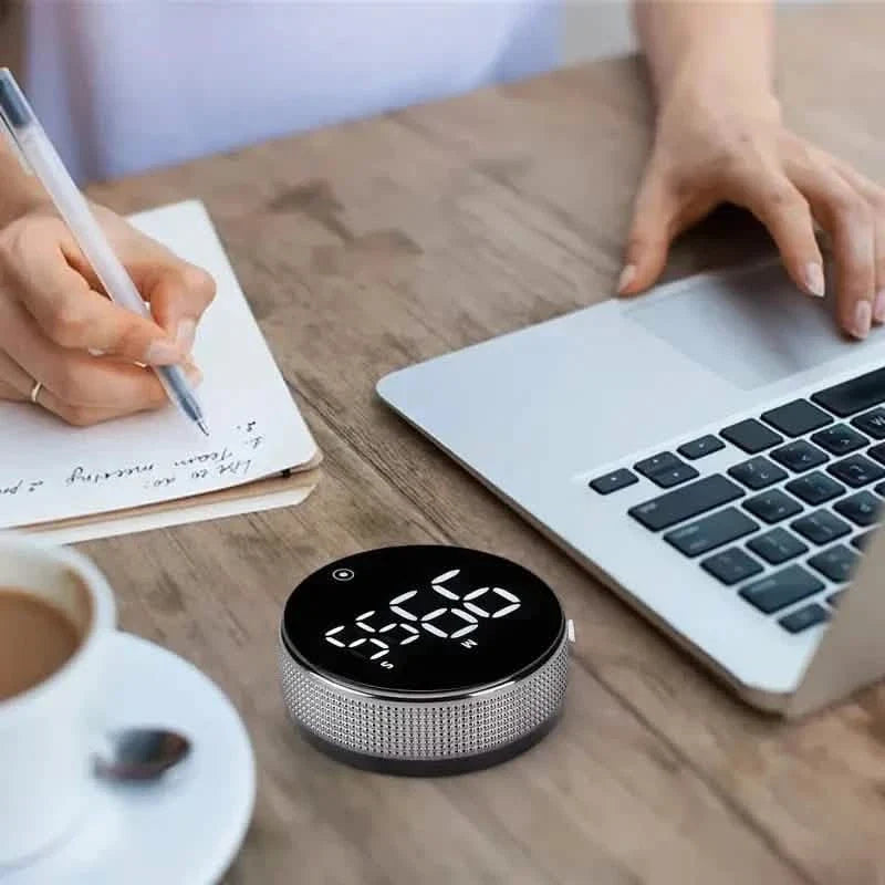Circular Kitchen Timer - Battery Powered, ABS Material, ≤36V Operating Voltage, 0.01 Accuracy, No Laser Function