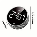 Circular Kitchen Timer - Battery Powered, ABS Material, ≤36V Operating Voltage, 0.01 Accuracy, No Laser Function