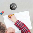 Circular Kitchen Timer - Battery Powered, ABS Material, ≤36V Operating Voltage, 0.01 Accuracy, No Laser Function