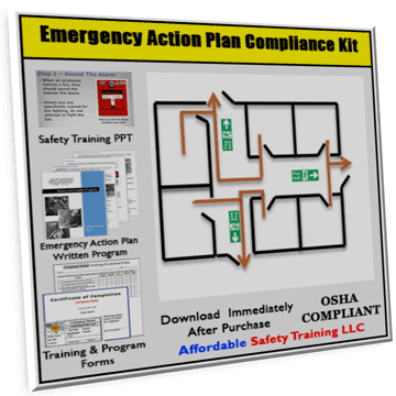 Emergency Action Plan Safety Training Compliance Kit