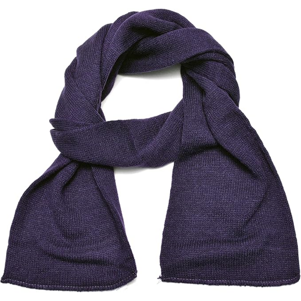 Classic Double Layer Knit Winter Scarf for Men - Xander