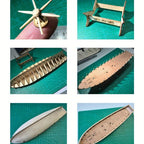 Classic Wooden Sailboat Model – Detailed 3D Puzzle for Boat Enthusiasts