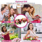 Clear Acrylic Flower Vase for Table Decoration Modern Flower Holder